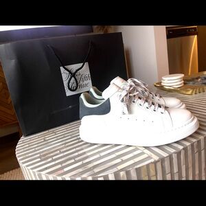 Alexander McQueen color block low top sneakers